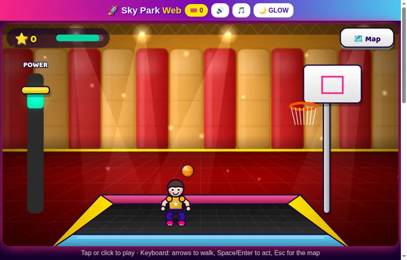 SkySlam dunks screenshot